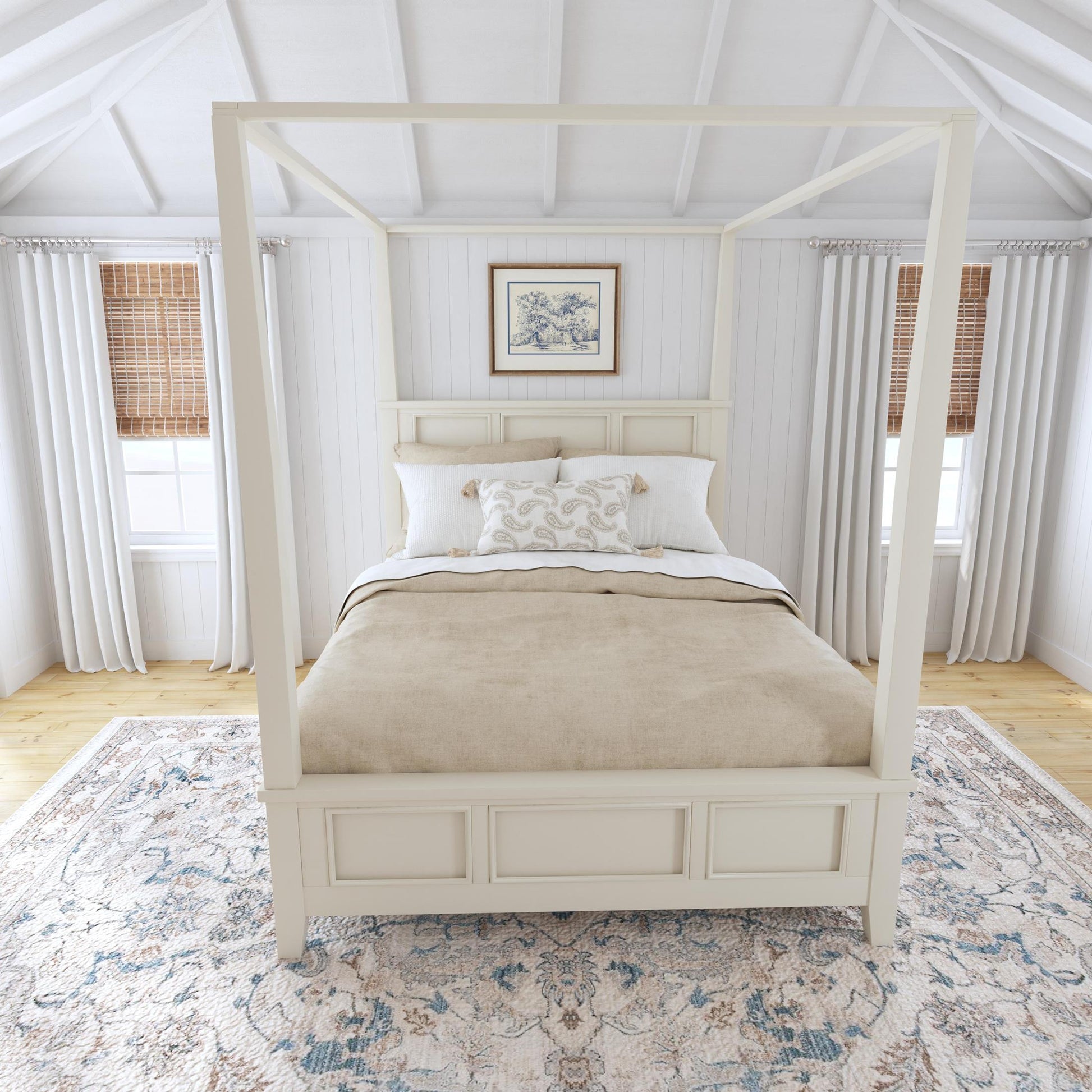 Century Queen Canopy Bed