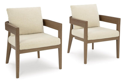 Serene Bay Outdoor Dining Arm Chair (Set of 2)