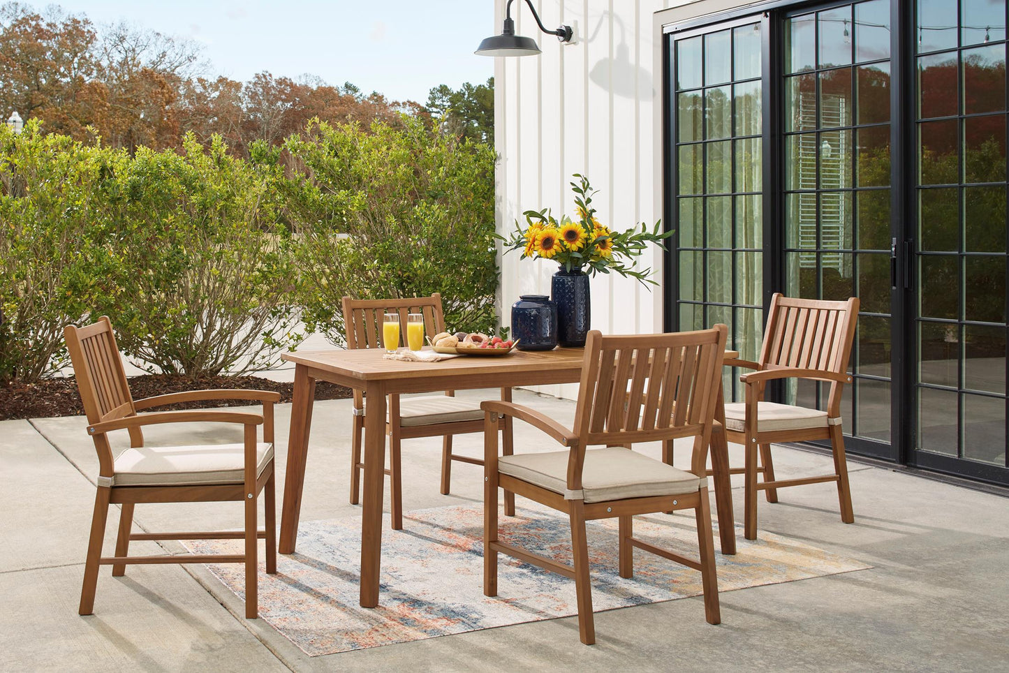 Janiyah 5-Piece Outdoor Dining Set