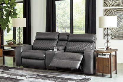 Samperstone 3-Piece Power Reclining Modular Loveseat