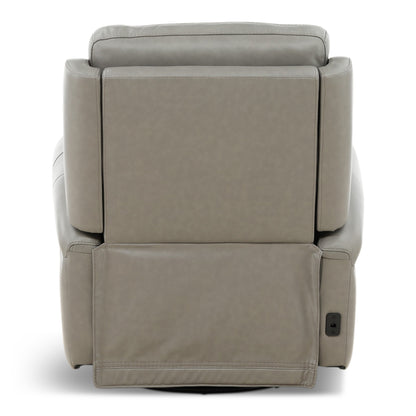 Fairview Leather Power Swivel Glider