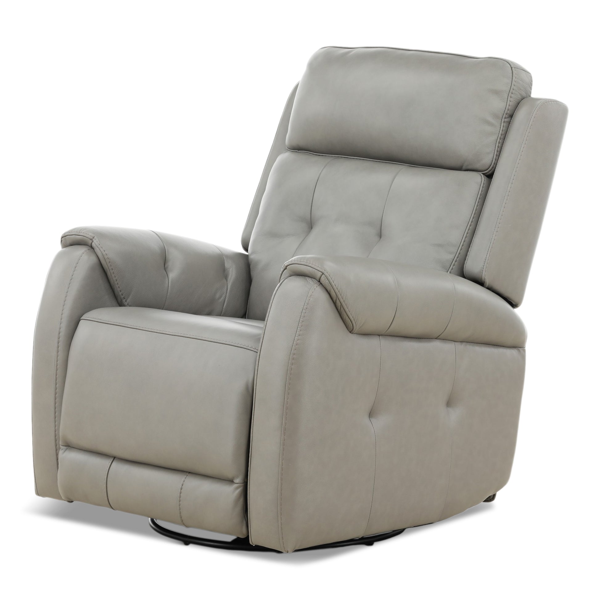 Fairview Leather Power Swivel Glider