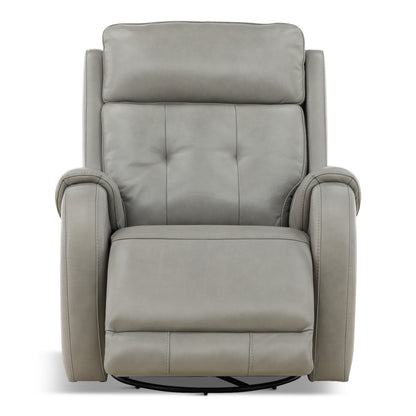 Fairview Leather Power Swivel Glider
