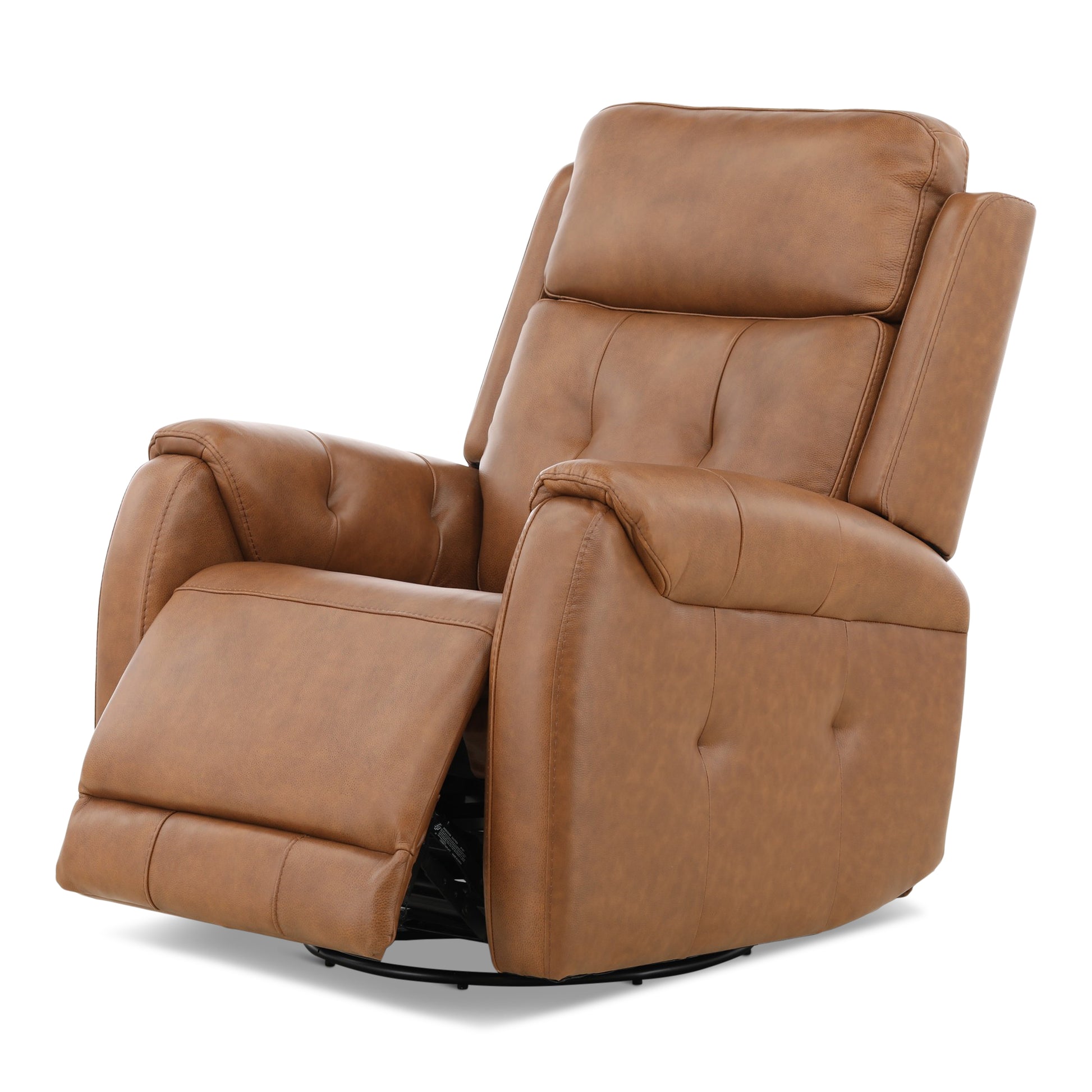 Fairview Leather Power Swivel Glider