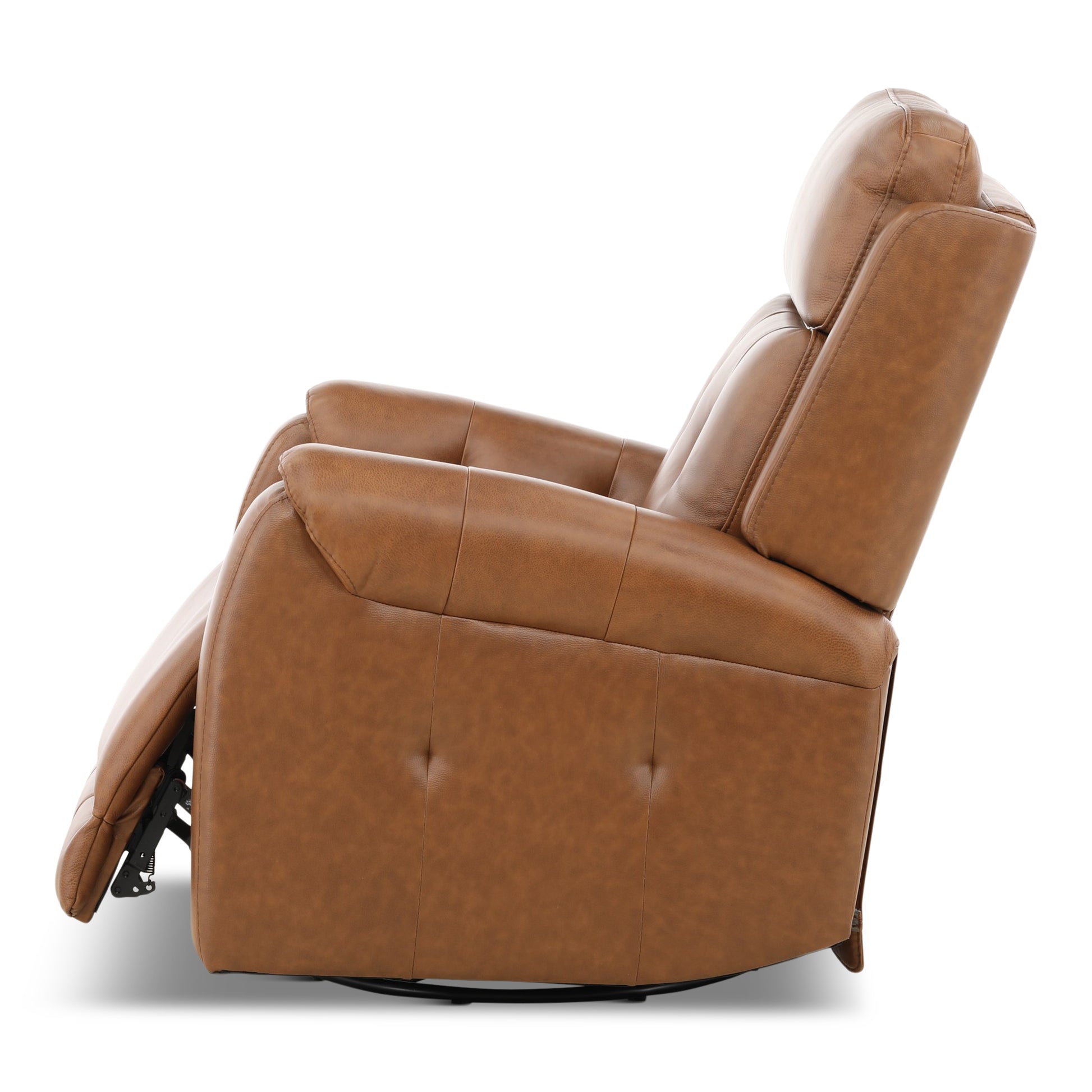 Fairview Leather Power Swivel Glider