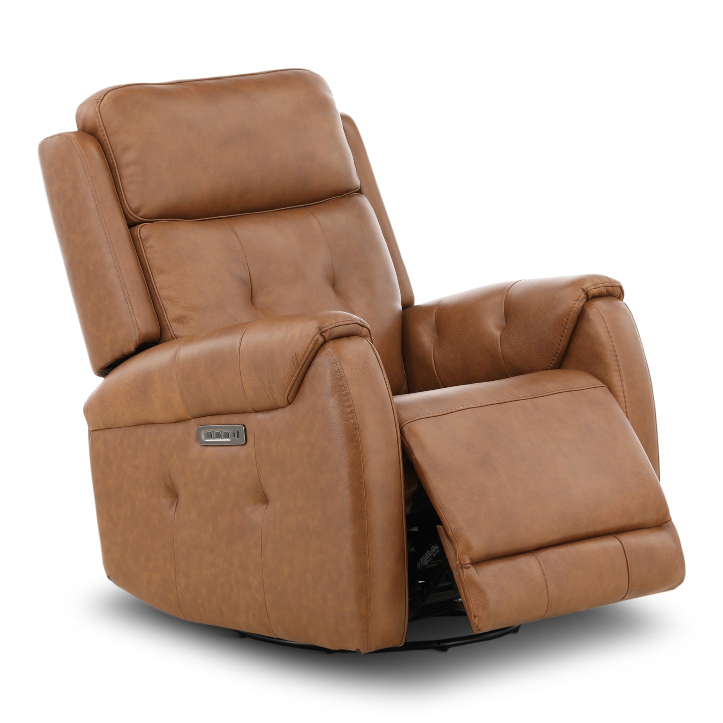 Fairview Leather Power Swivel Glider