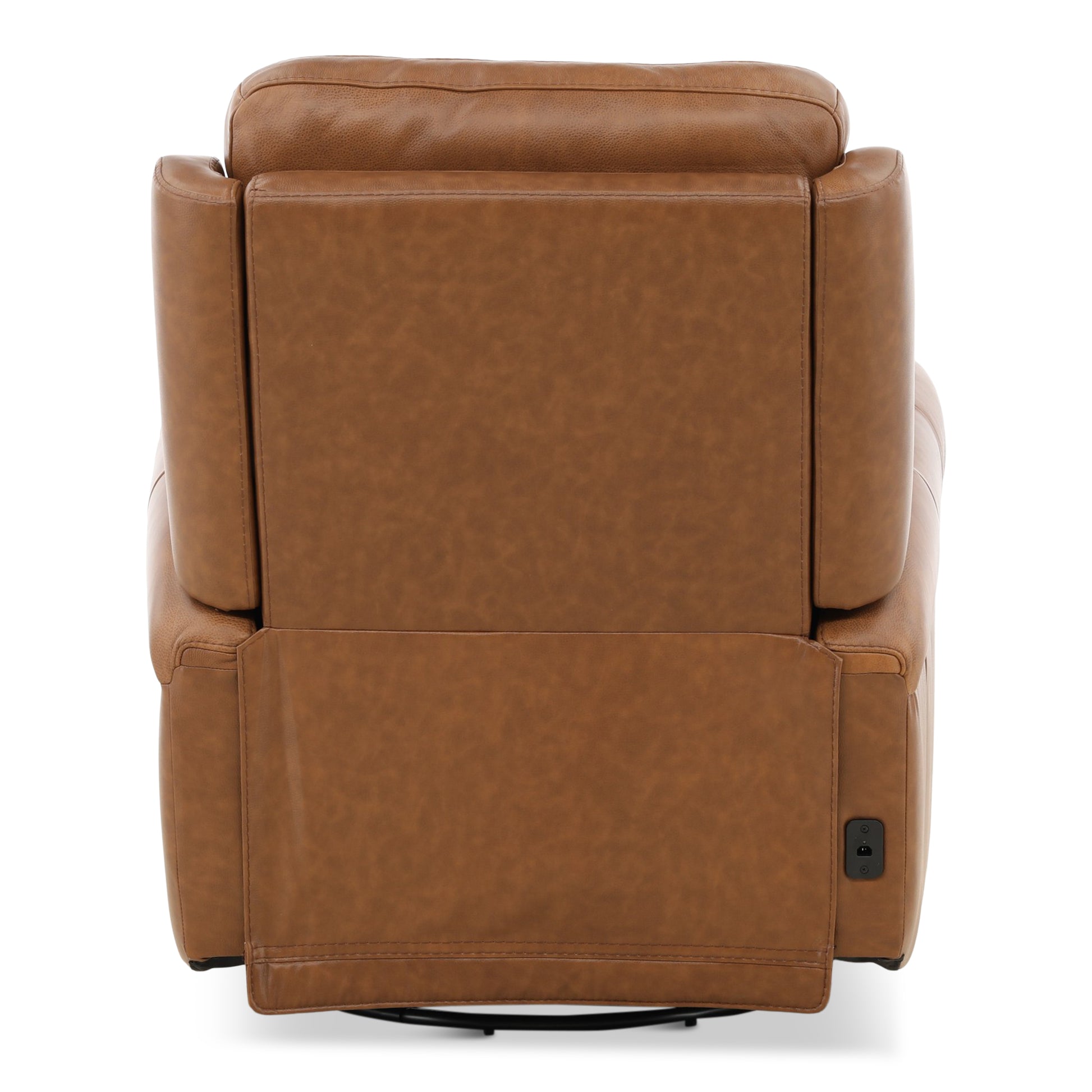 Fairview Leather Power Swivel Glider