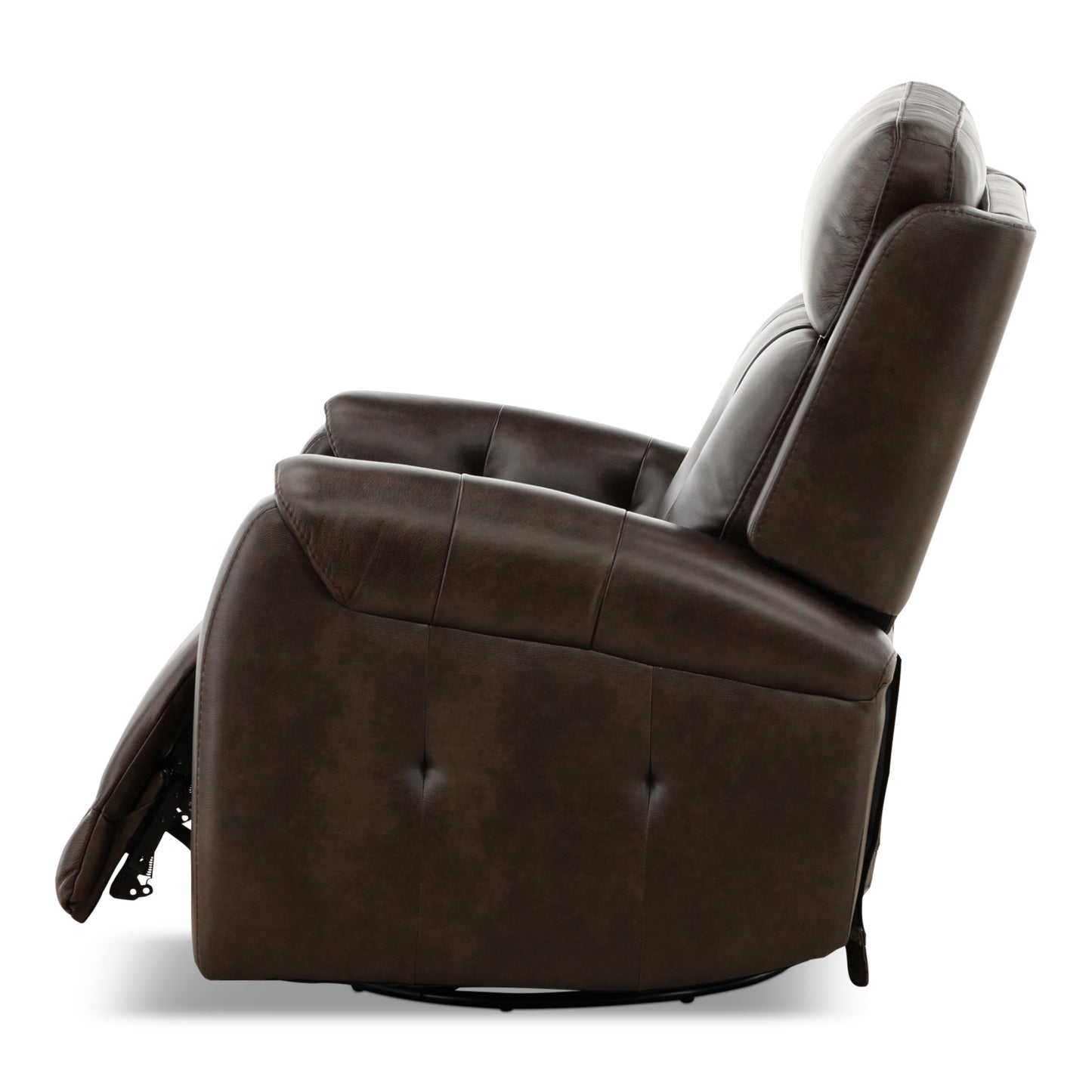 Fairview Leather Power Swivel Glider