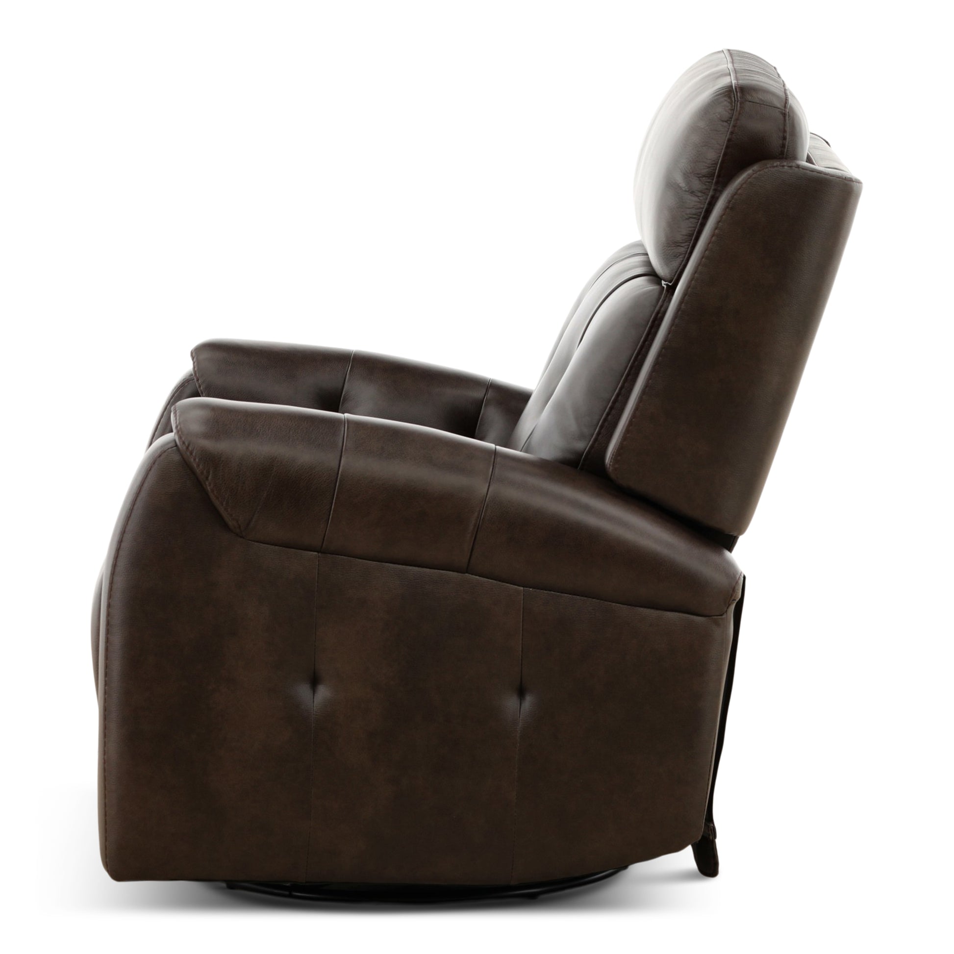 Fairview Leather Power Swivel Glider