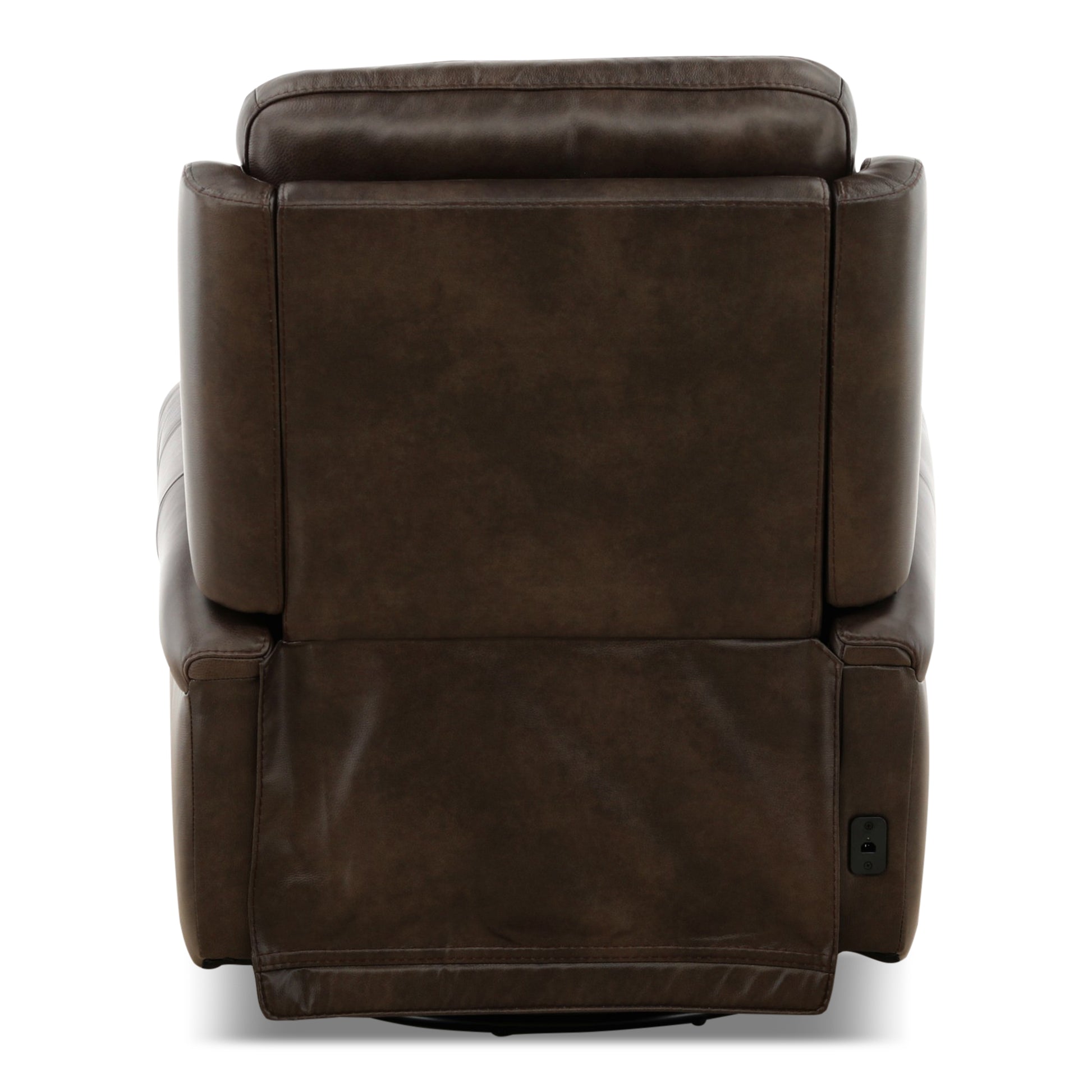 Fairview Leather Power Swivel Glider