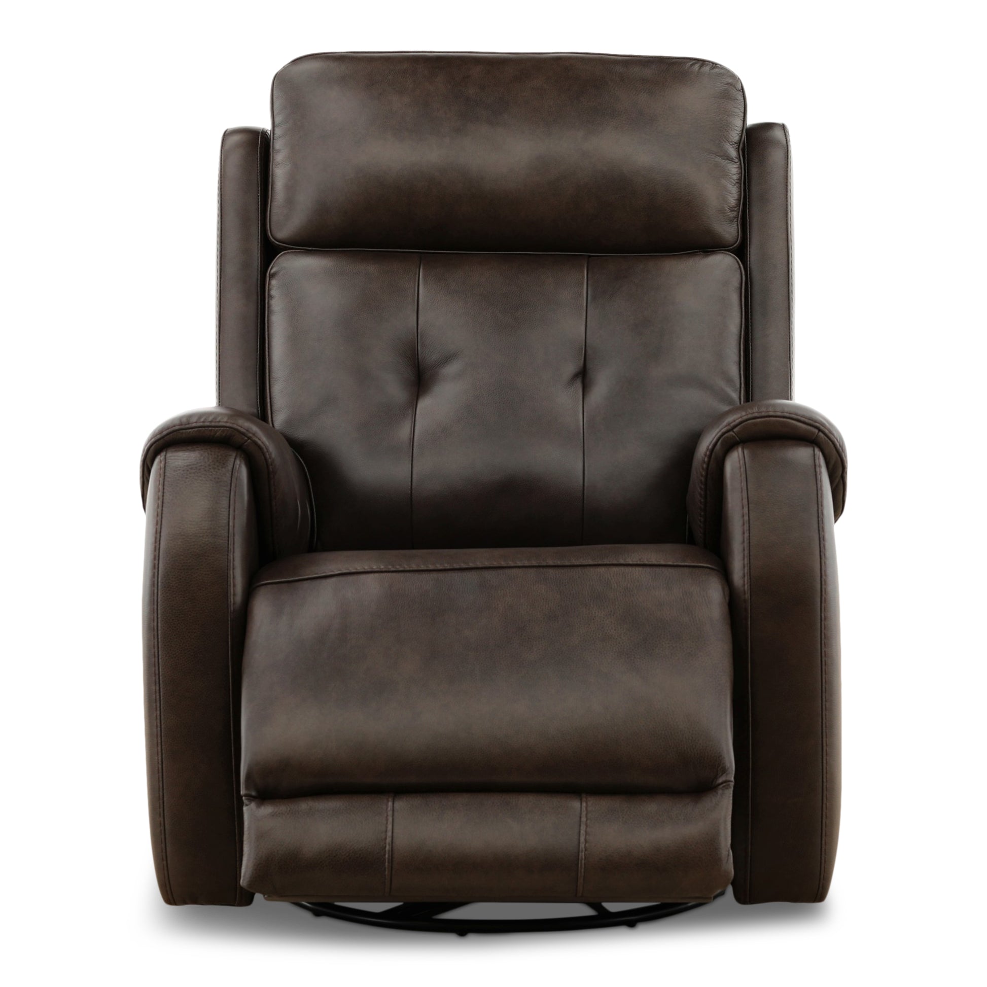 Fairview Leather Power Swivel Glider