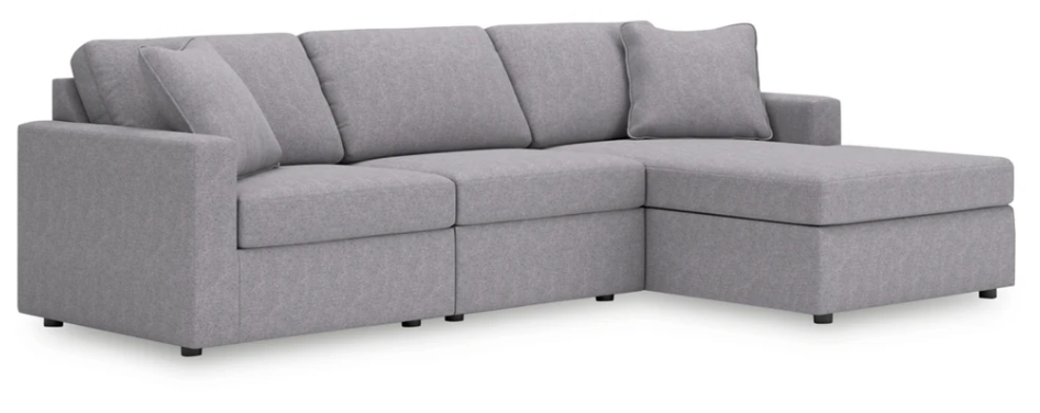 Modmax 3-Piece Sectional Chaise Sofa