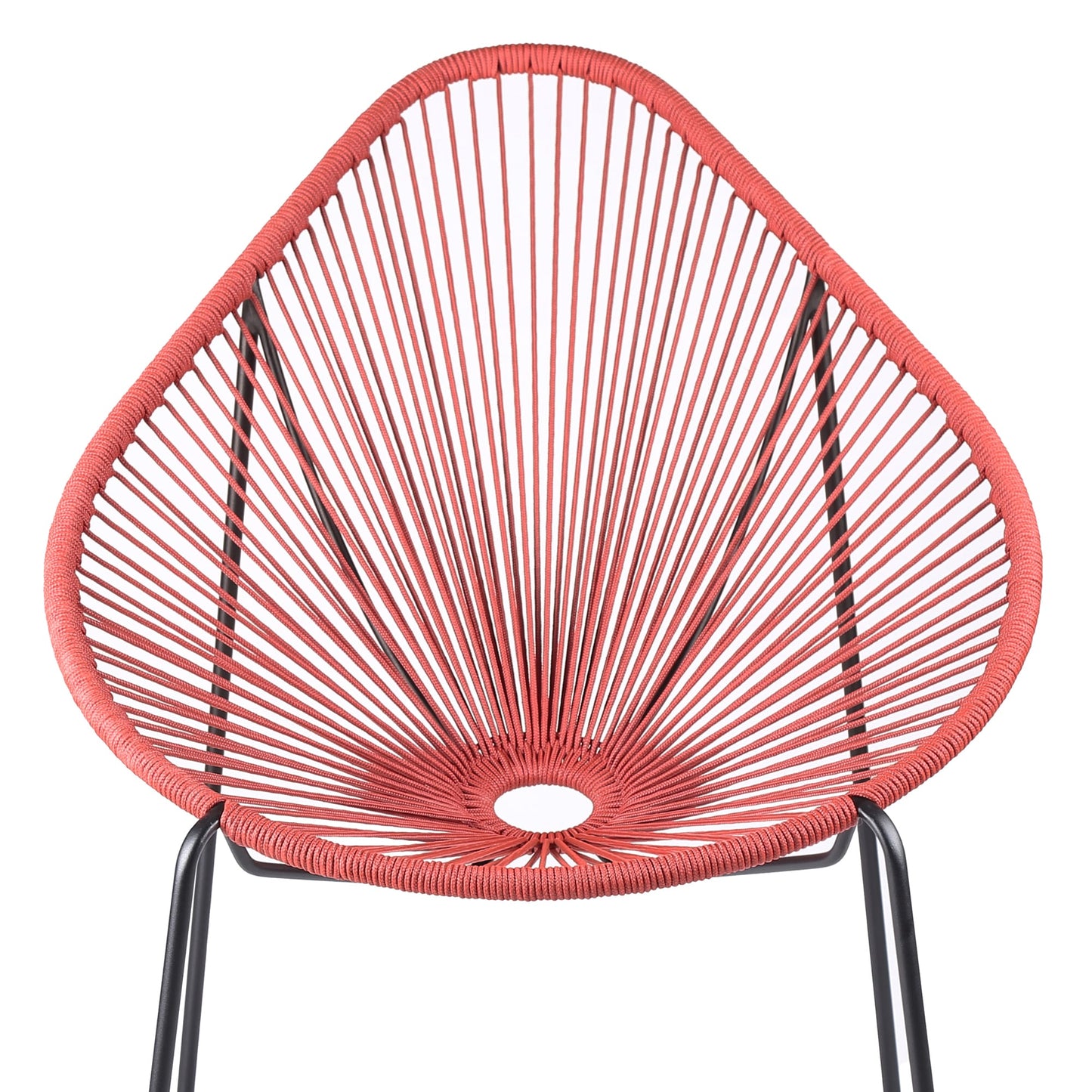 Acapulco Indoor Outdoor Steel Papasan Lounge Chair