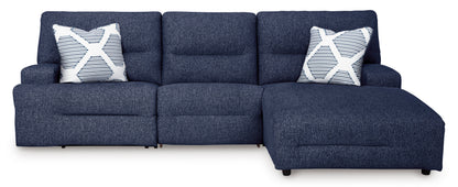 Acklen Place 3-Piece Right-Facing Power Reclining Sectional Navy