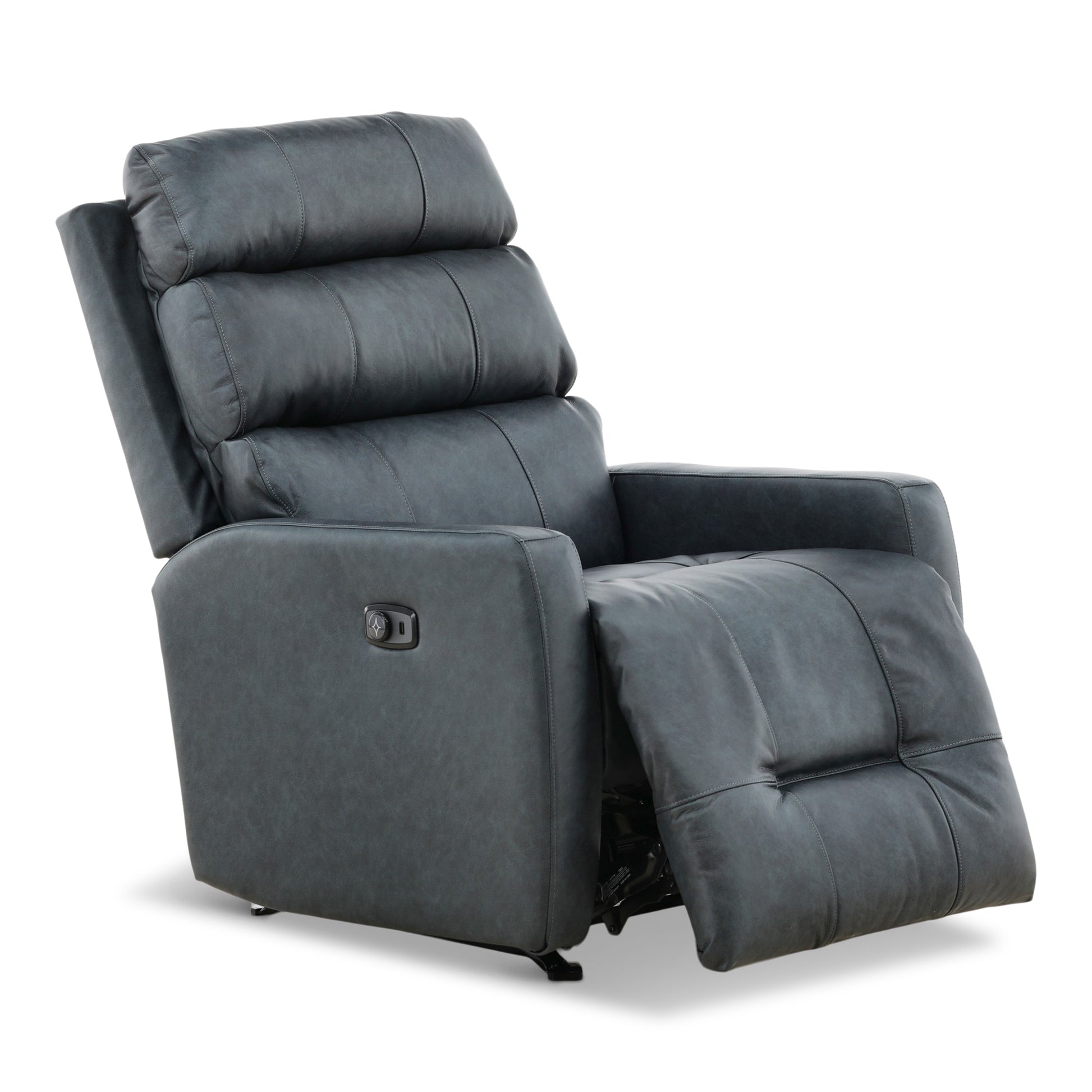 Harrington Leather Power Rocker Recliner