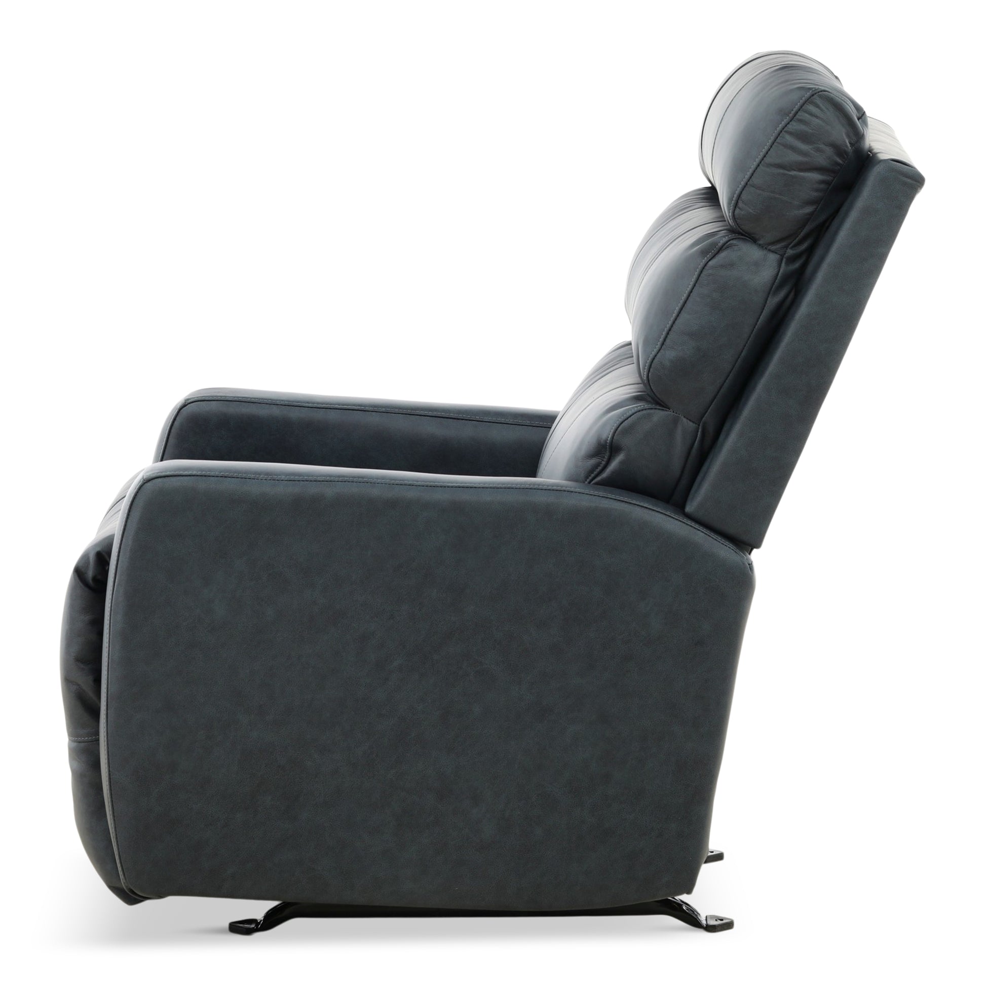 Harrington Leather Power Rocker Recliner