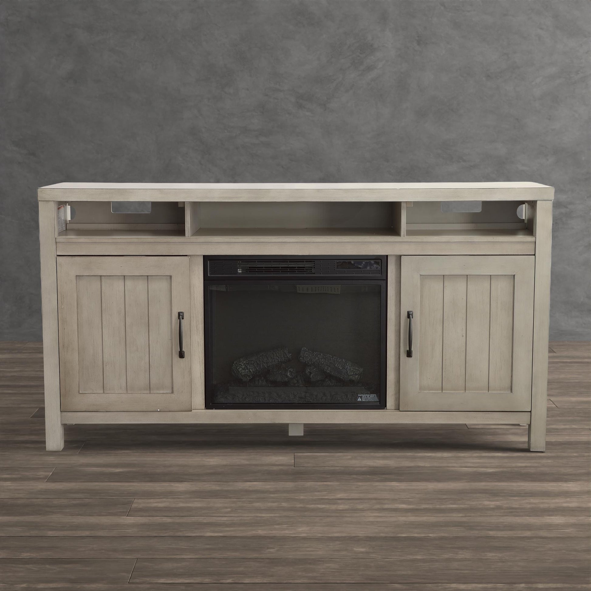 Melissa 63" TV Stand with Electric Fireplace