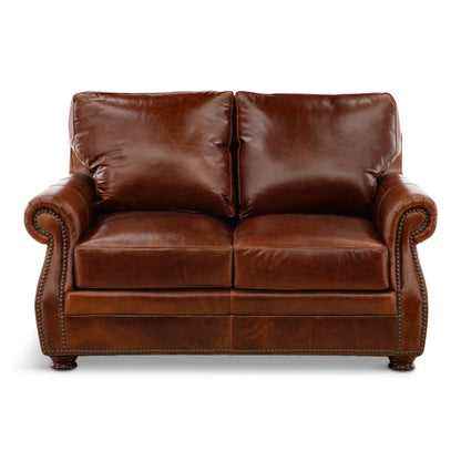 Winthrop Leather Loveseat