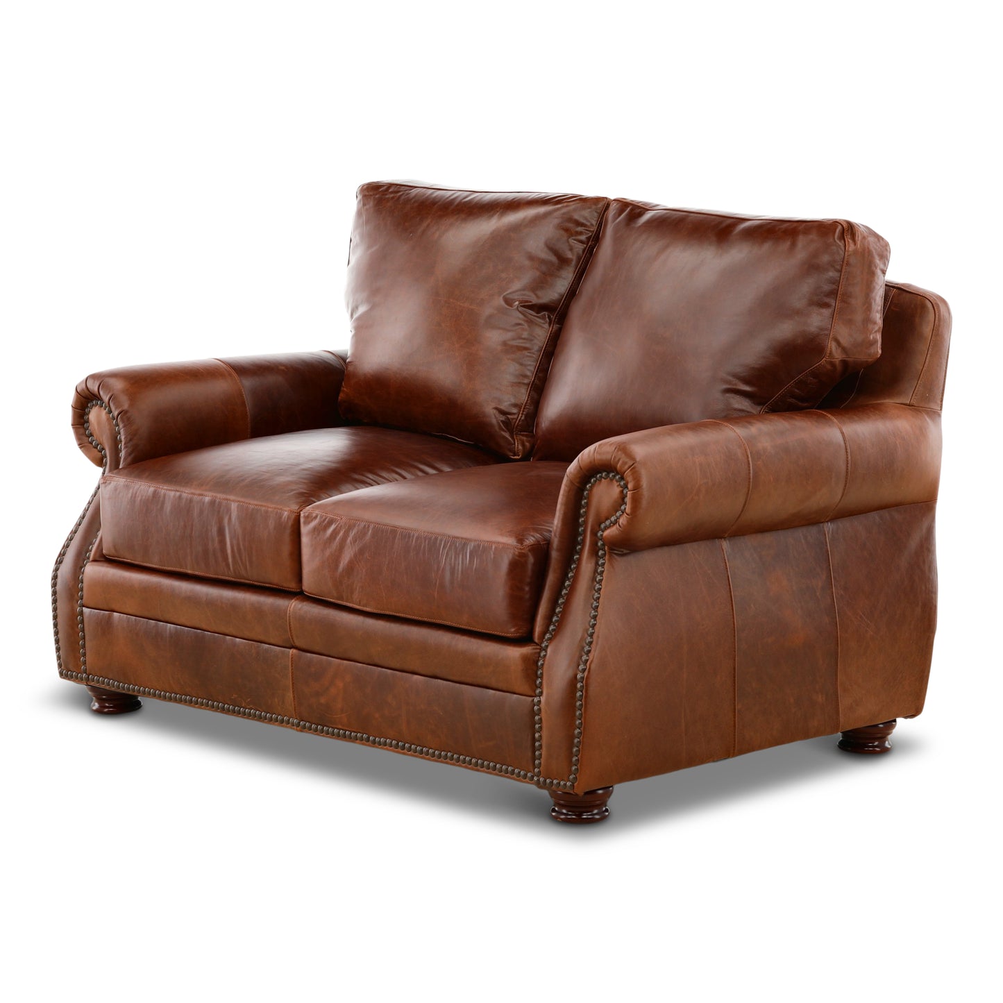Winthrop Leather Loveseat