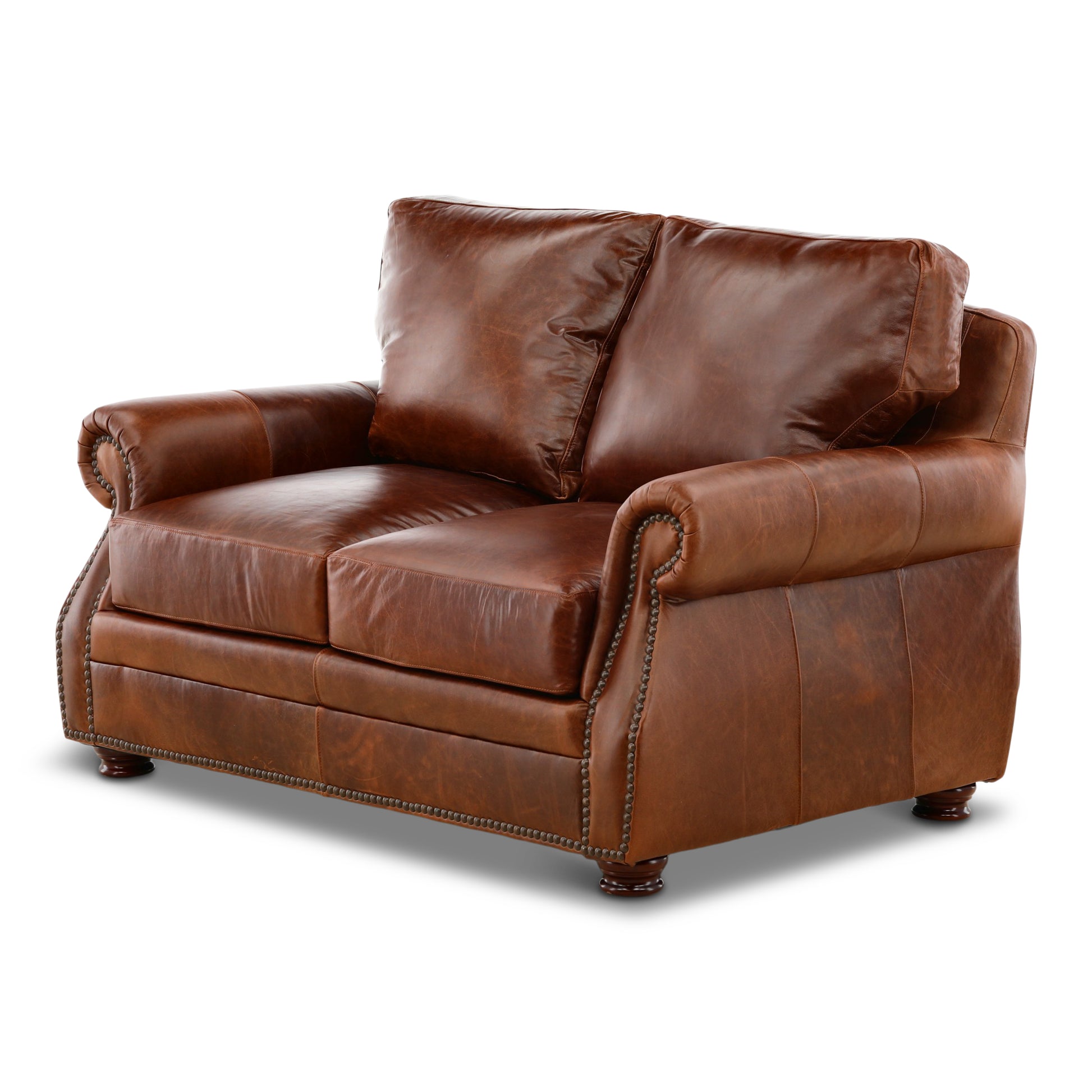 Winthrop Leather Loveseat
