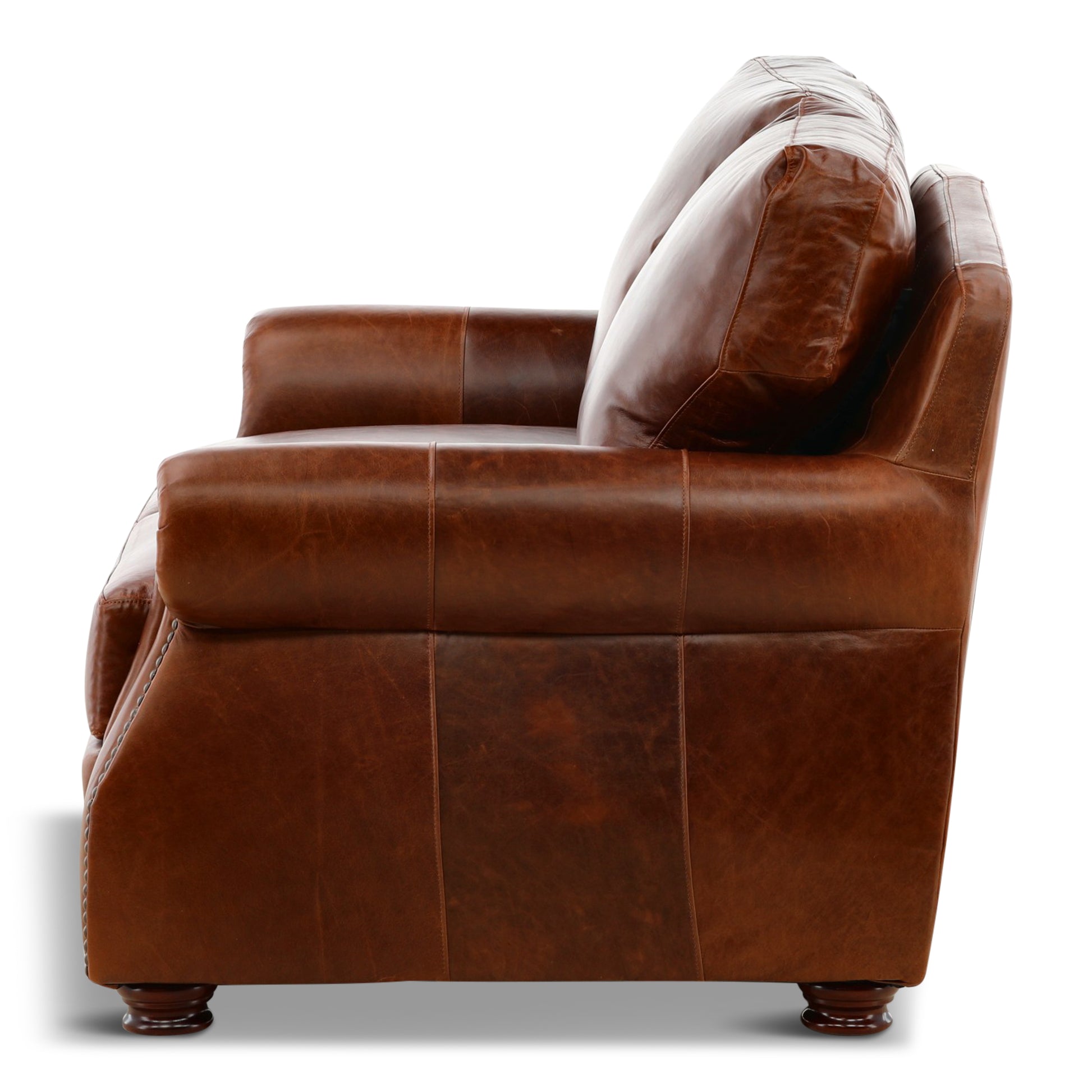 Winthrop Leather Loveseat