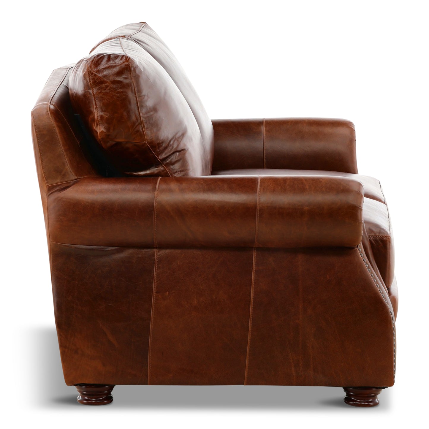 Winthrop Leather Loveseat