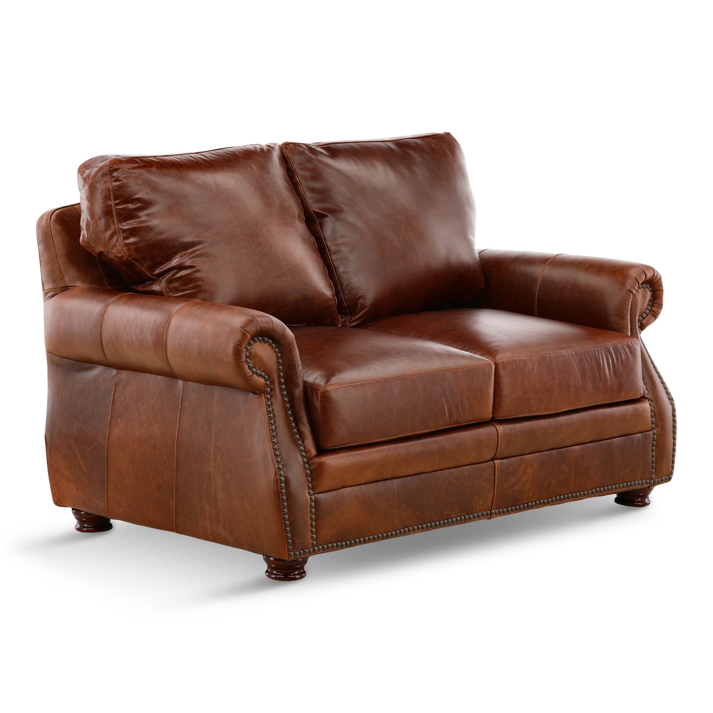 Winthrop Leather Loveseat
