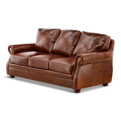 Renan Leather Sofa