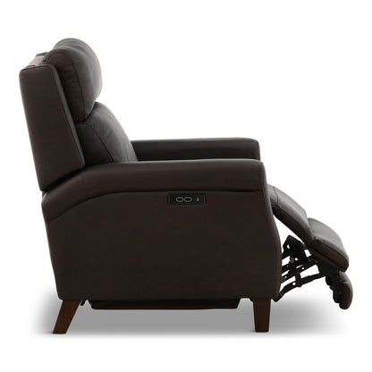 Doersten Leather Power Hi-Leg Zero Gravity Recliner