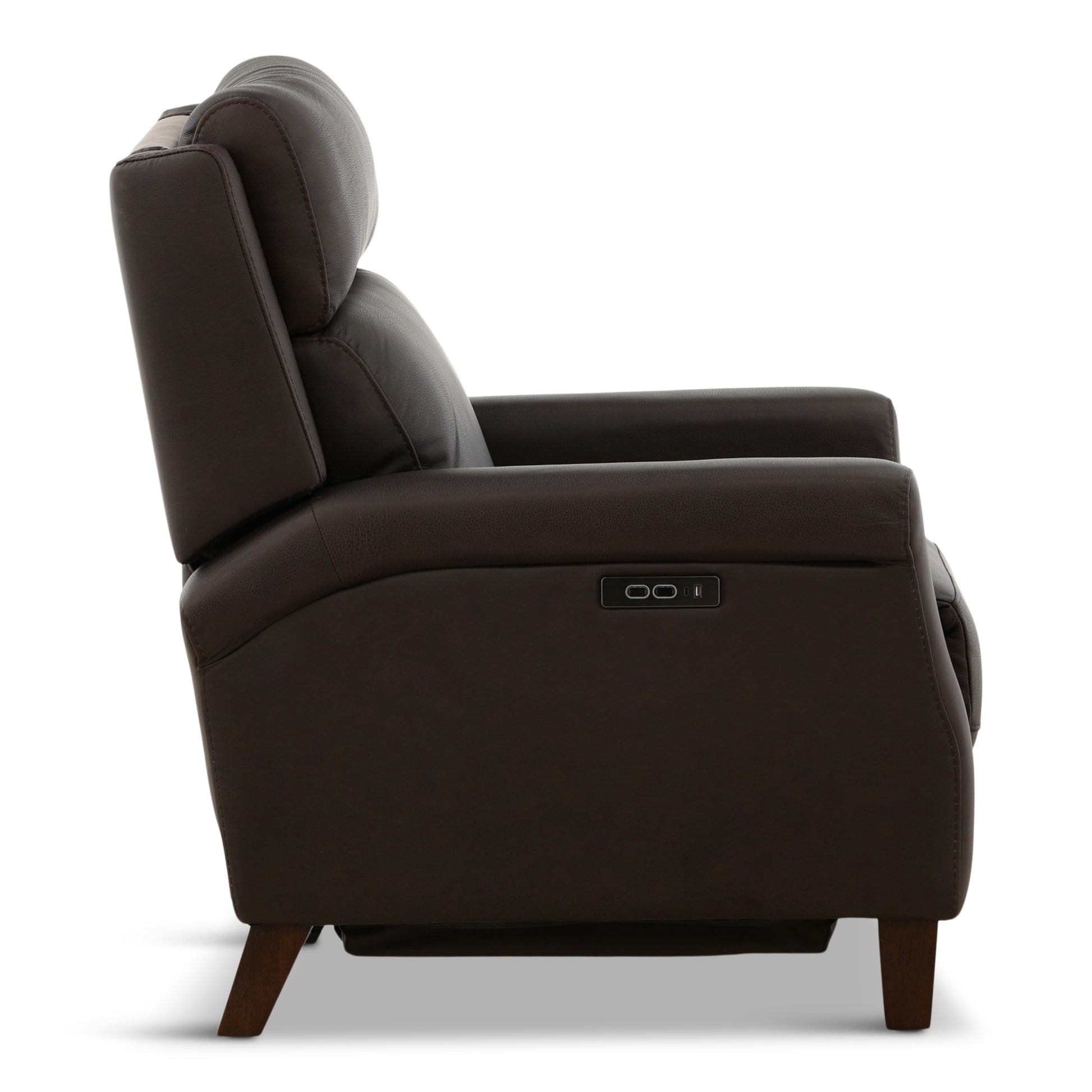 Doersten Leather Power Hi-Leg Zero Gravity Recliner