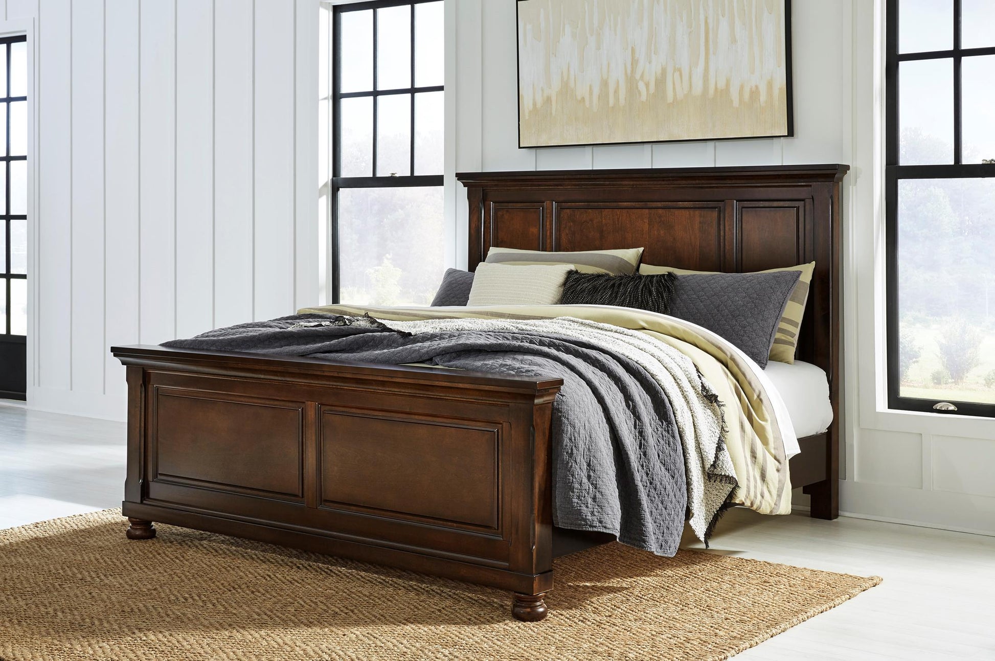 KING PANEL BED