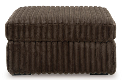 Midnight-Madness Oversized Accent Ottoman