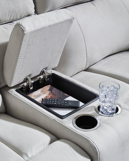 Grafton Pike 3-Piece Power Reclining Sectional with Storage Console