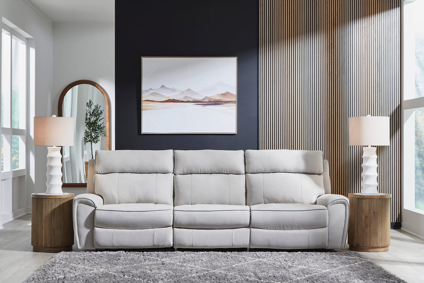 Grafton Pike 3-Piece Power Reclining Sectional