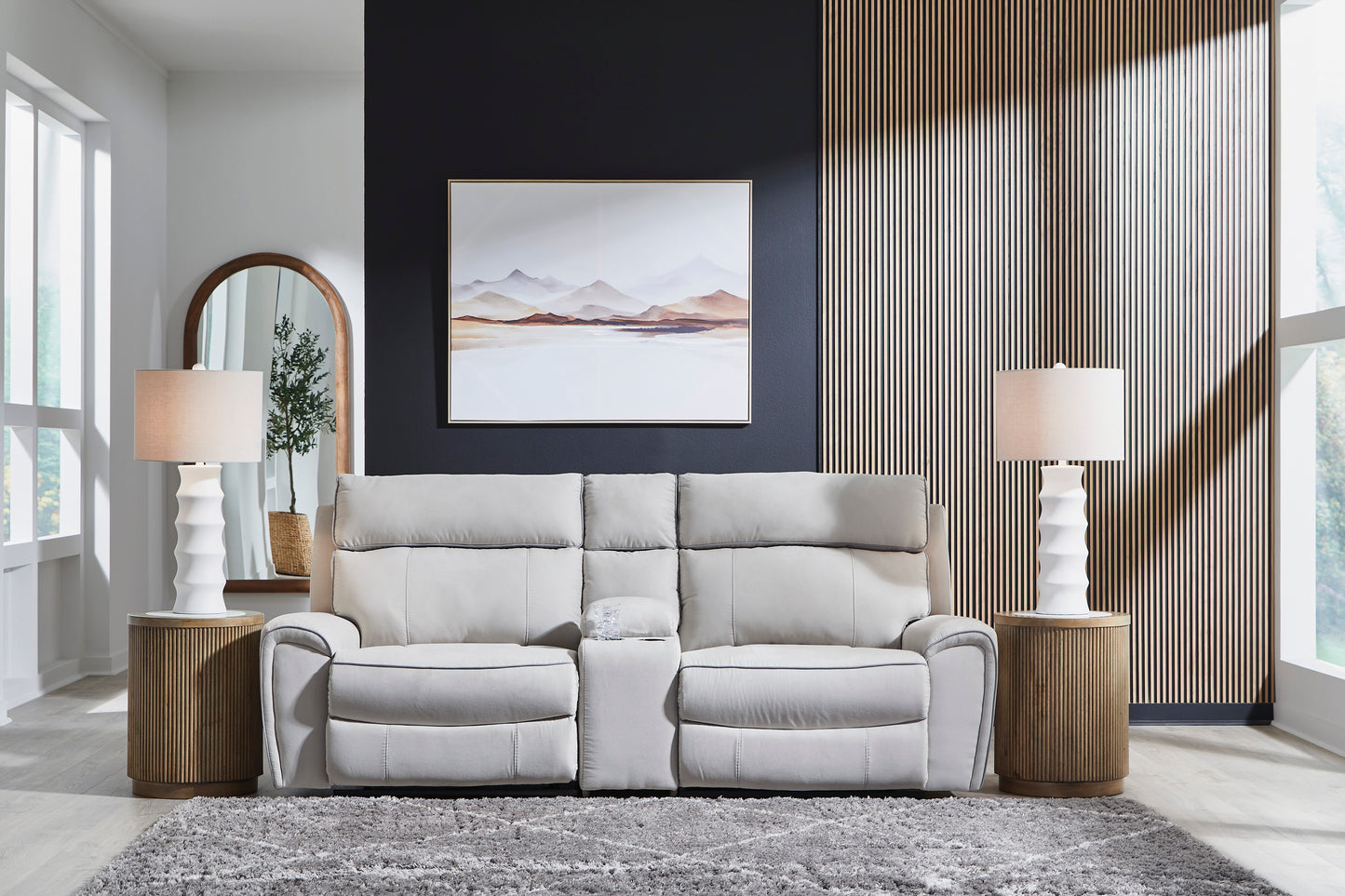 Grafton Pike 3-Piece Power Reclining Sectional with Storage Console