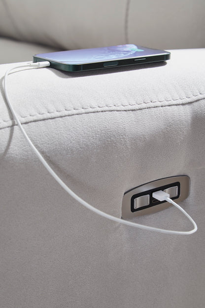 Grafton Pike 3-Piece Power Reclining Sectional