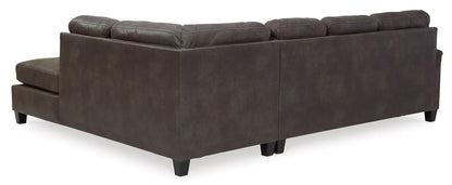 Navi 2-Piece Smoke Sleeper Sectional with Chaise