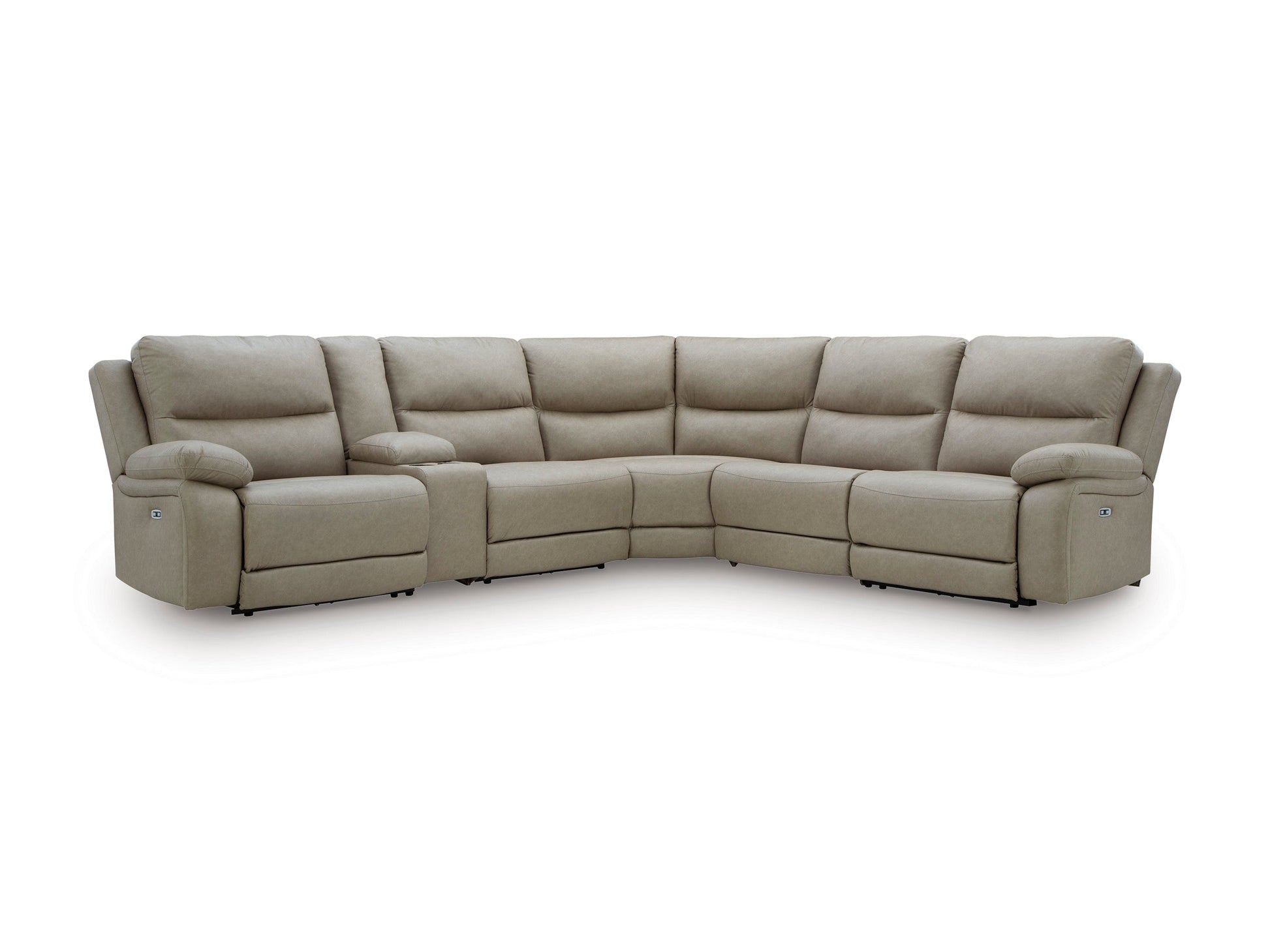 Brannigan 6-Piece Reclining Sectional with Storage Console