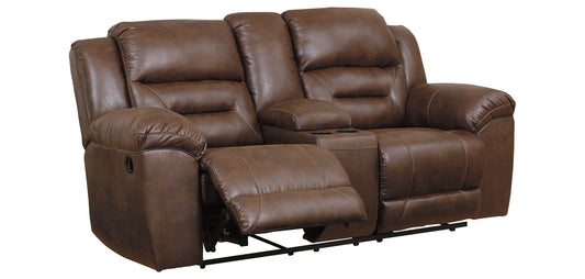 Stoneland Reclining Loveseat with Console