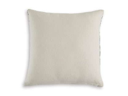 Square pillow cover in light beige with smooth fabric