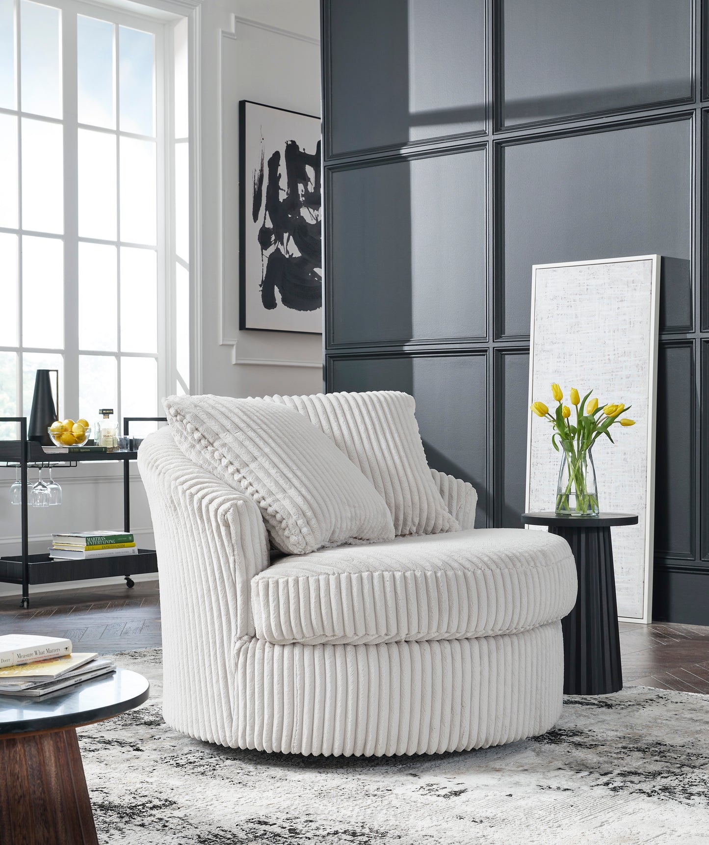 Gramwell Oversized Swivel Accent Chair