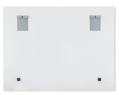 Blank canvas wall art back panel with two hanging mounts