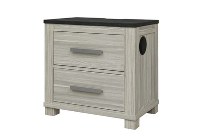 Lakin Nightstand with USB and Speaker