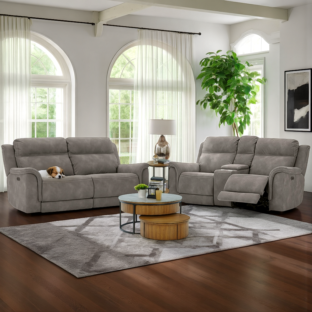 Ashley Next-Gen DuraPella Performance Fabric Dual Power Reclining Sofa