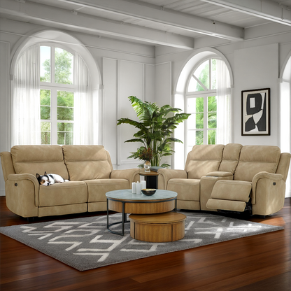 Ashley Next-Gen DuraPella Performance Fabric Dual Power Reclining Sofa