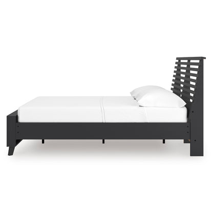 Danziar Full Slat Panel Bed