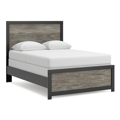 Jonnifer Full Panel Bed Black