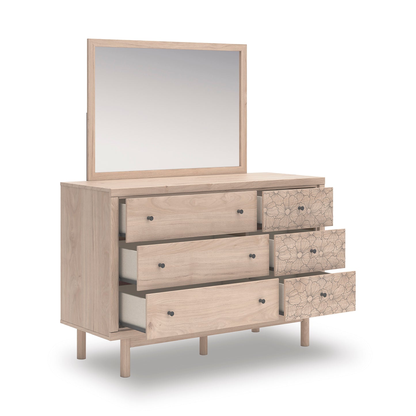 Shapella Dresser and Mirror