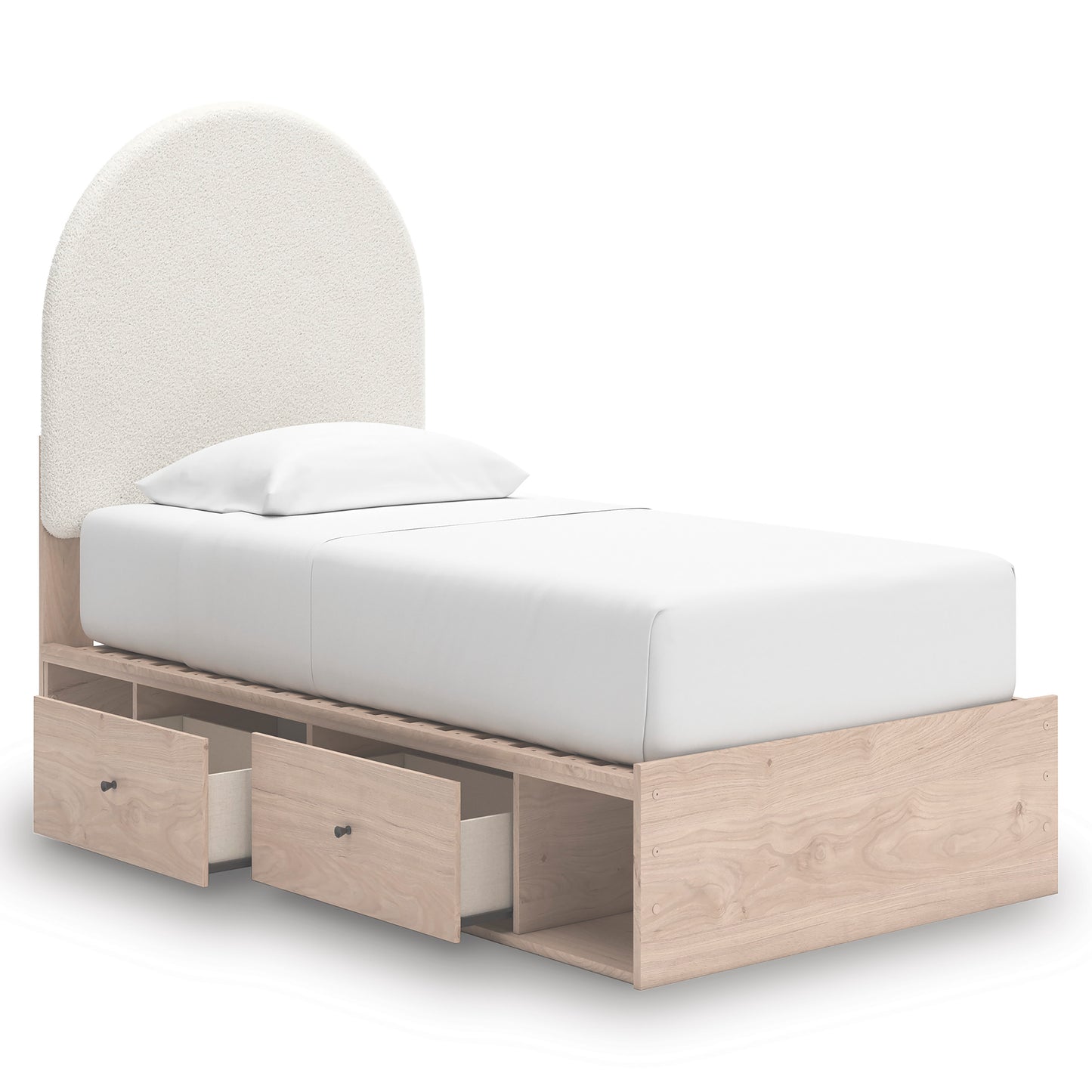 Shapella Upholstered Panel Bed with Storage