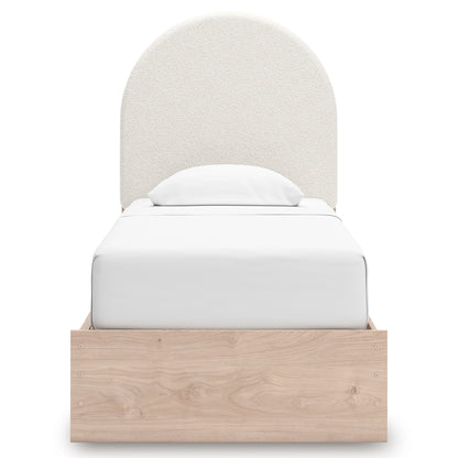 Shapella Upholstered Panel Bed with Storage